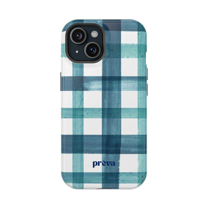 Teal Plaid Phone Case