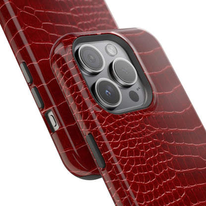 Red Croc Phone Case