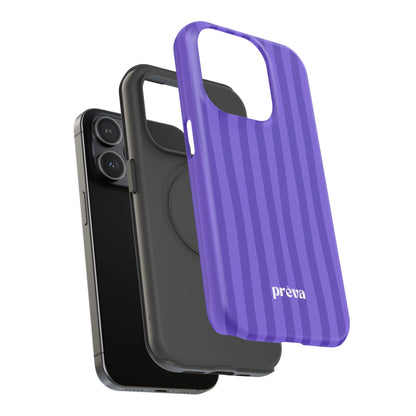 Dark Purple Stripes Phone Case