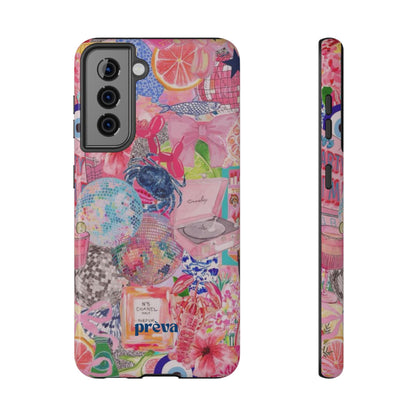 Floral & Pink Collage Phone Case