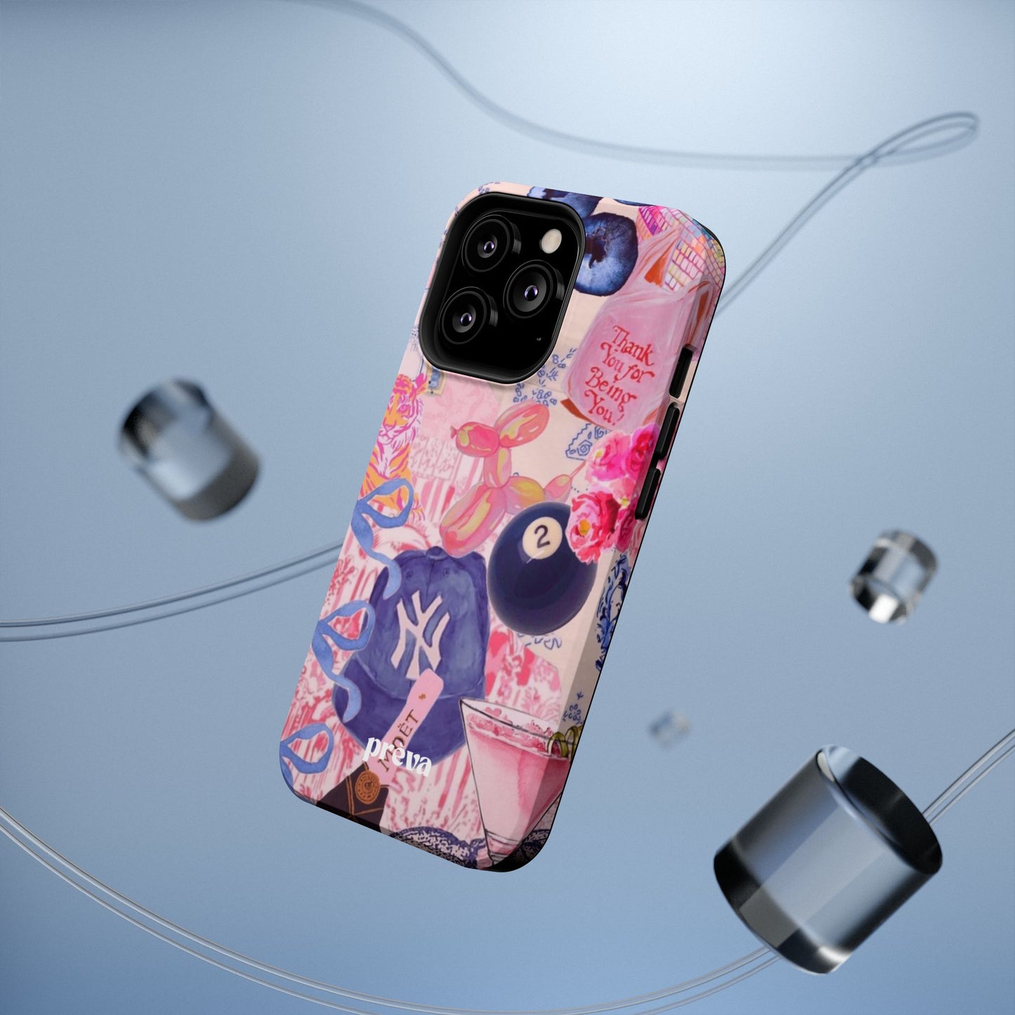 Retro 8 Ball Collage Phone Case