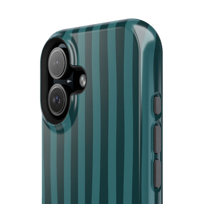 Dark Stripes Turquoise Phone Case