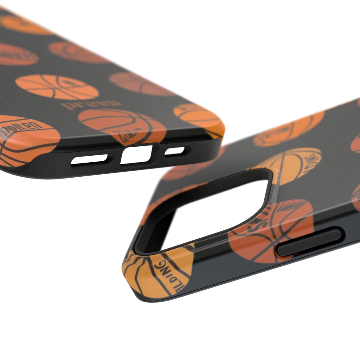Black Basketball Phone Case
