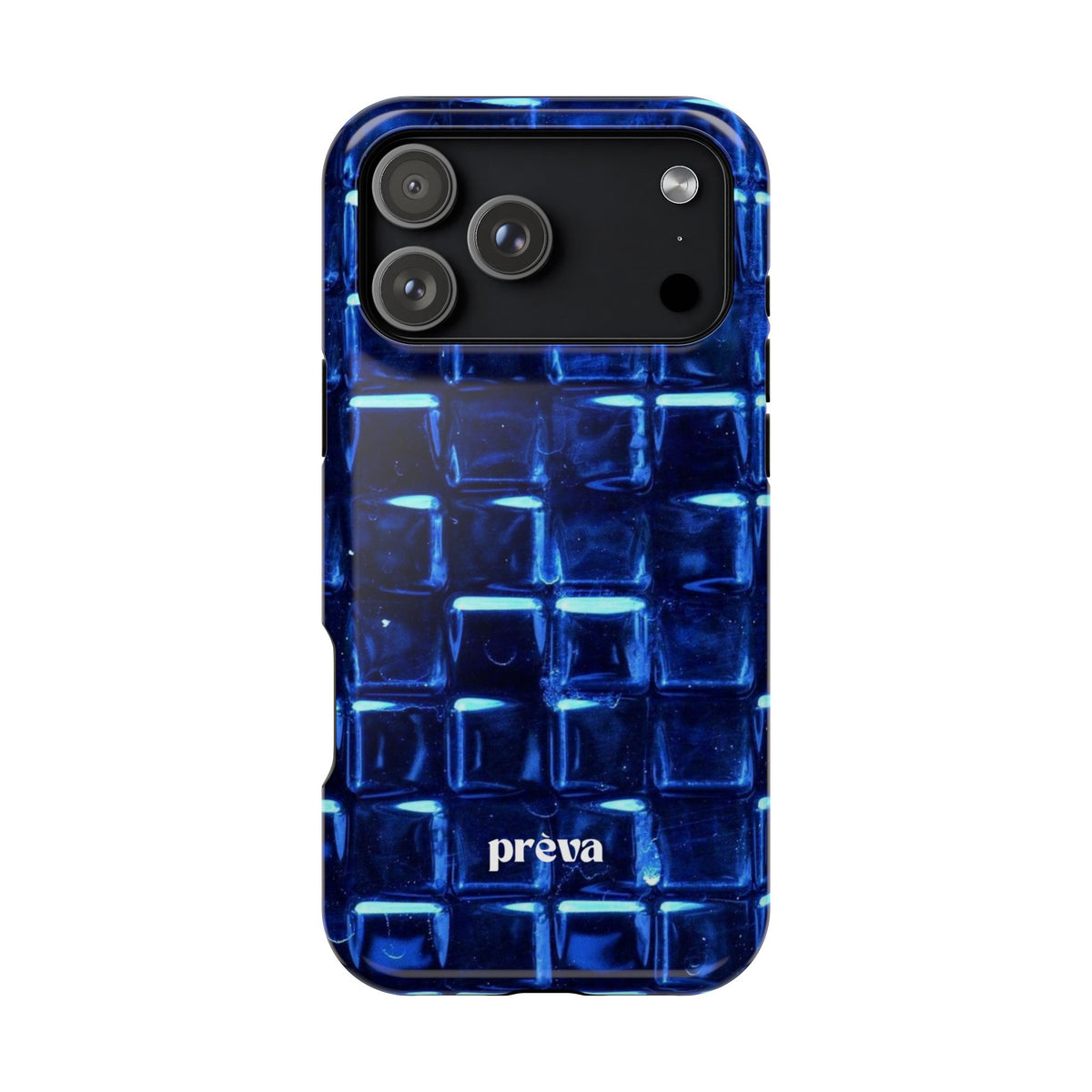 Blue Glass Tile Impact-Resistant Phone Case