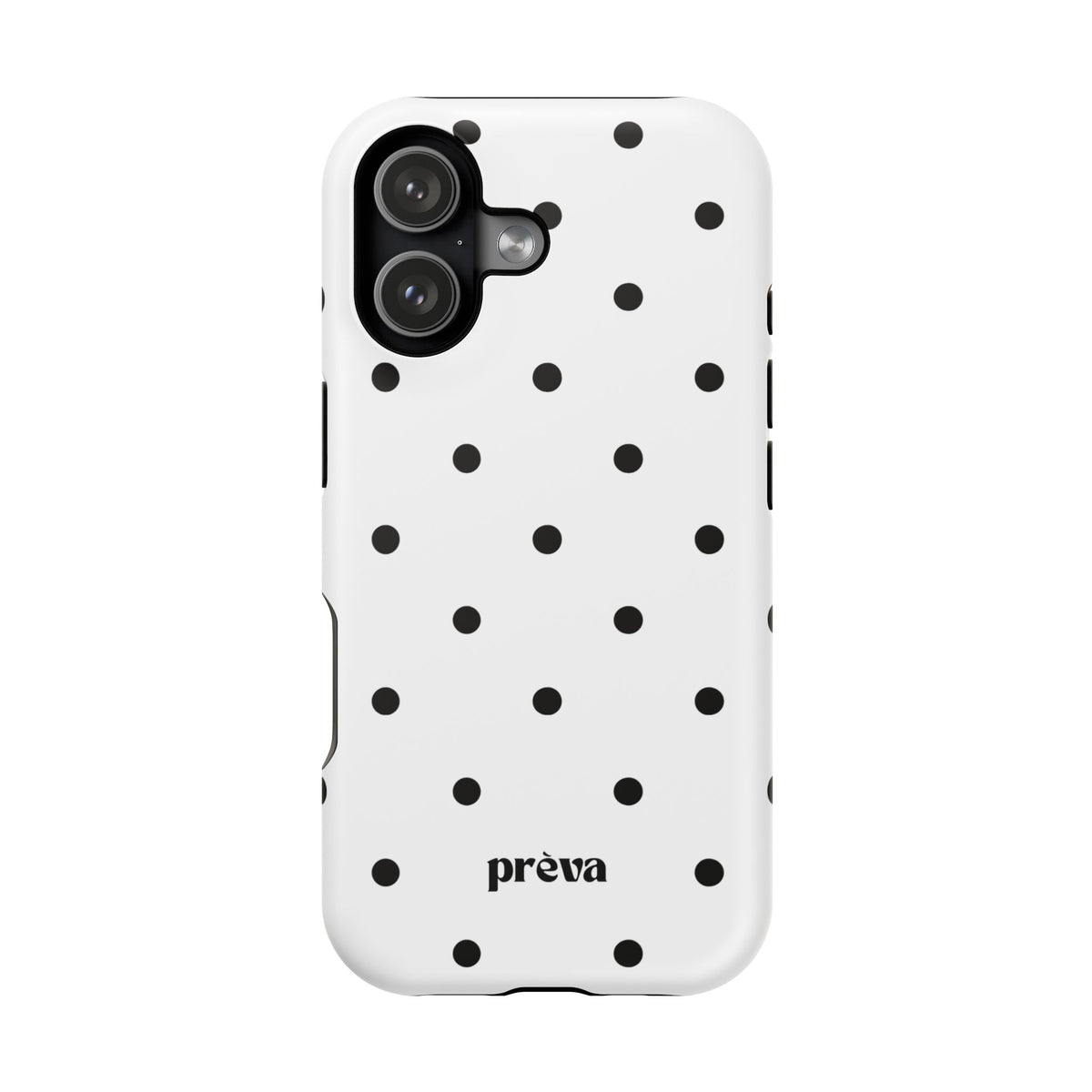 B&W polka dots Phone Case