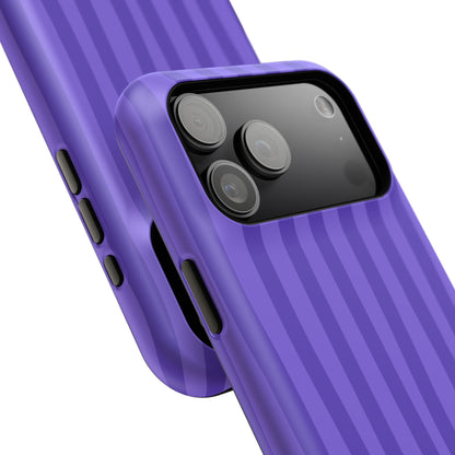 Dark Purple Stripes Phone Case