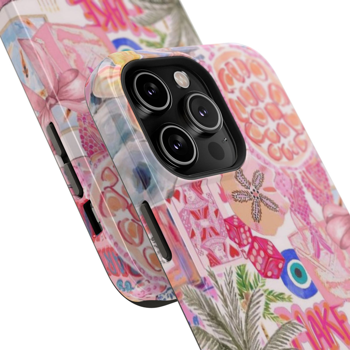 Pink Tropical Collage Phone Case