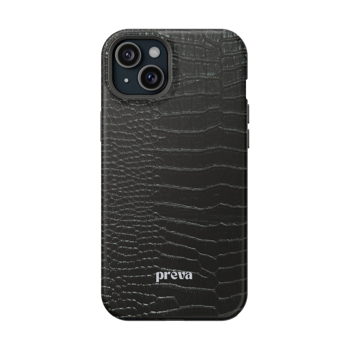 Black Croc Phone Case