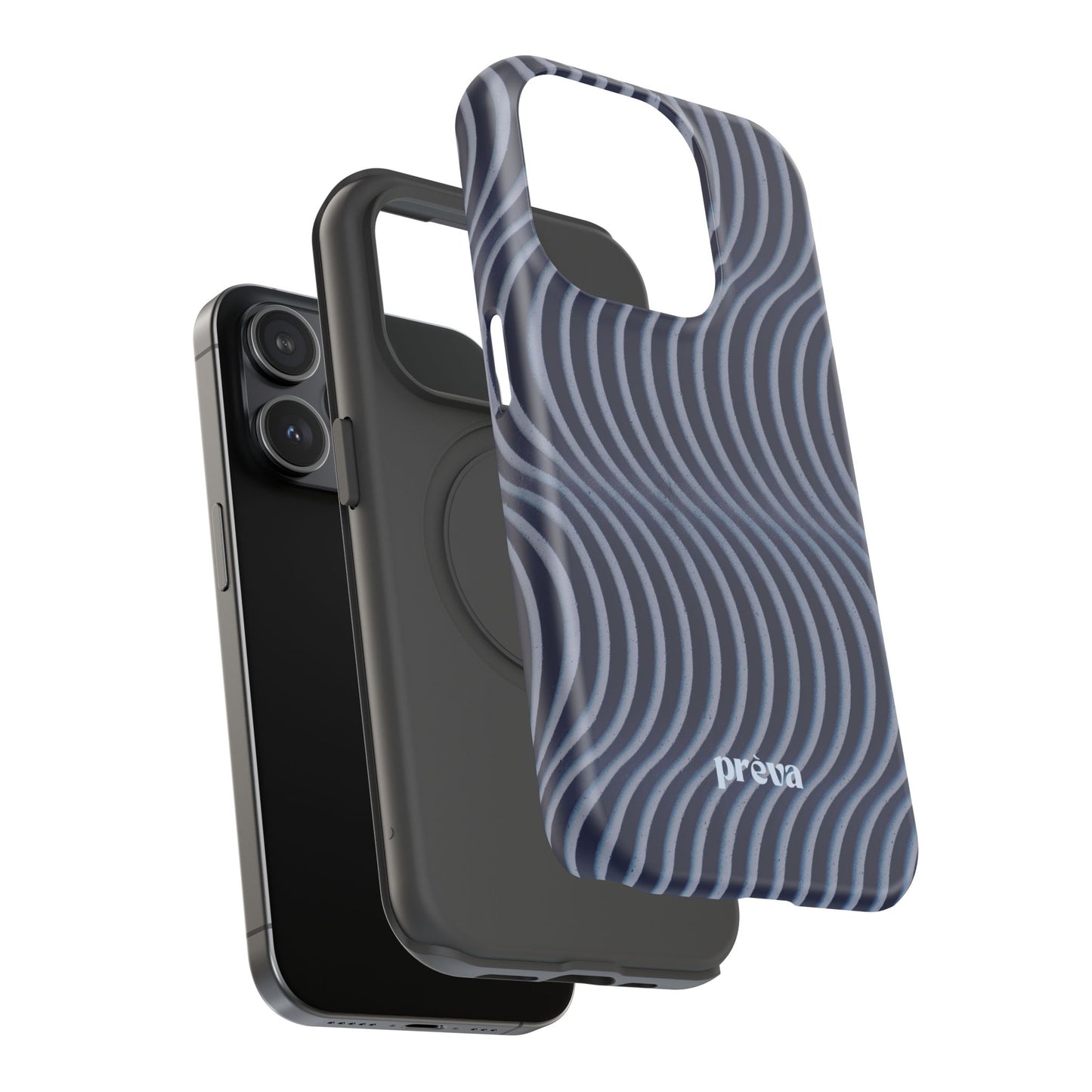 Wavy Navy Phone Case