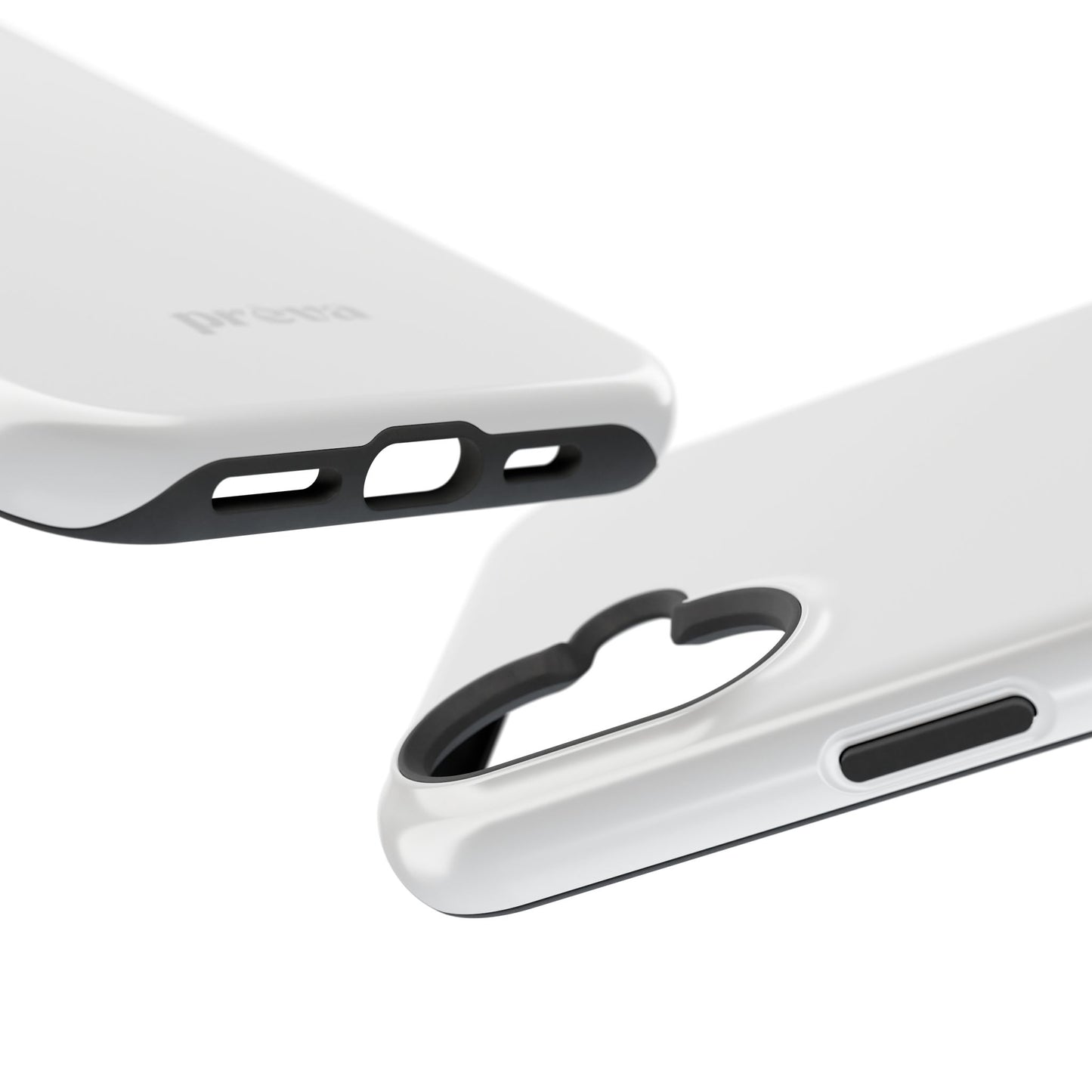 White & Grey Phone Case