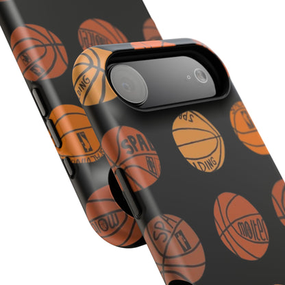 Black Basketball Phone Case