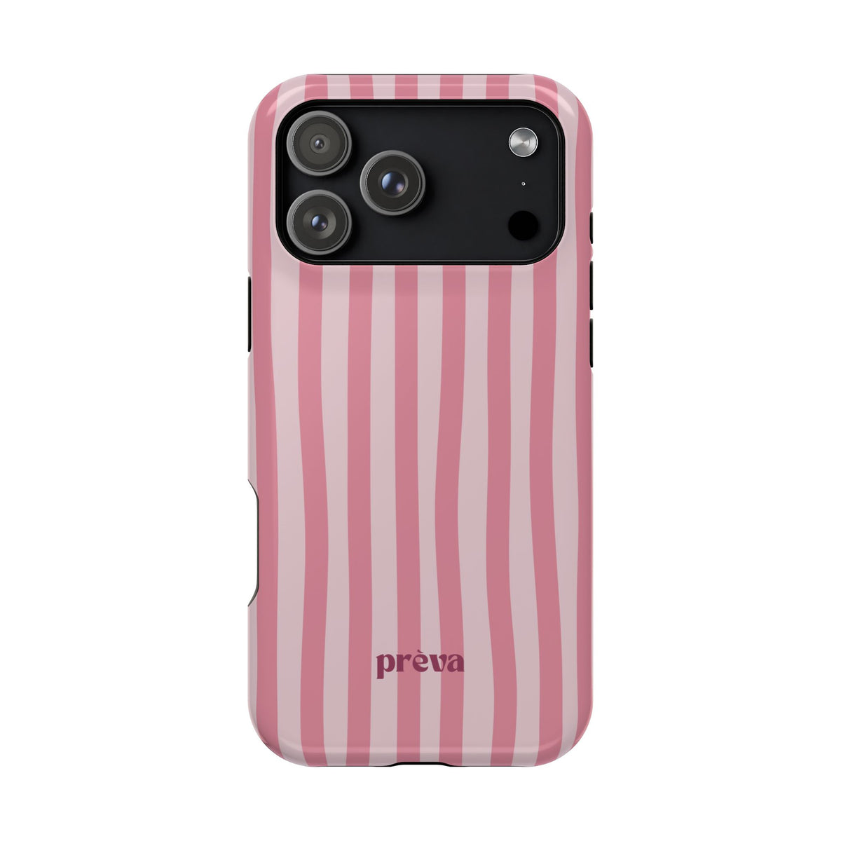 Pink Striped Phone Case
