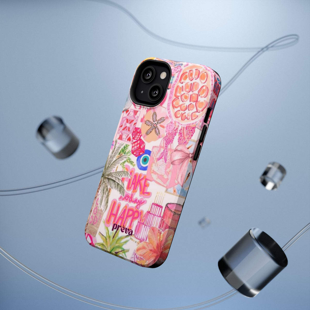 Pink Tropical Collage Phone Case