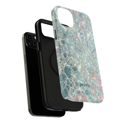 Marbled Seafoam Impact-Resistant Phone Case