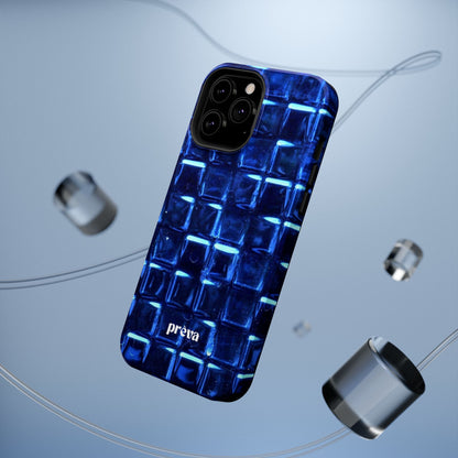 Blue Glass Tile Impact-Resistant Phone Case