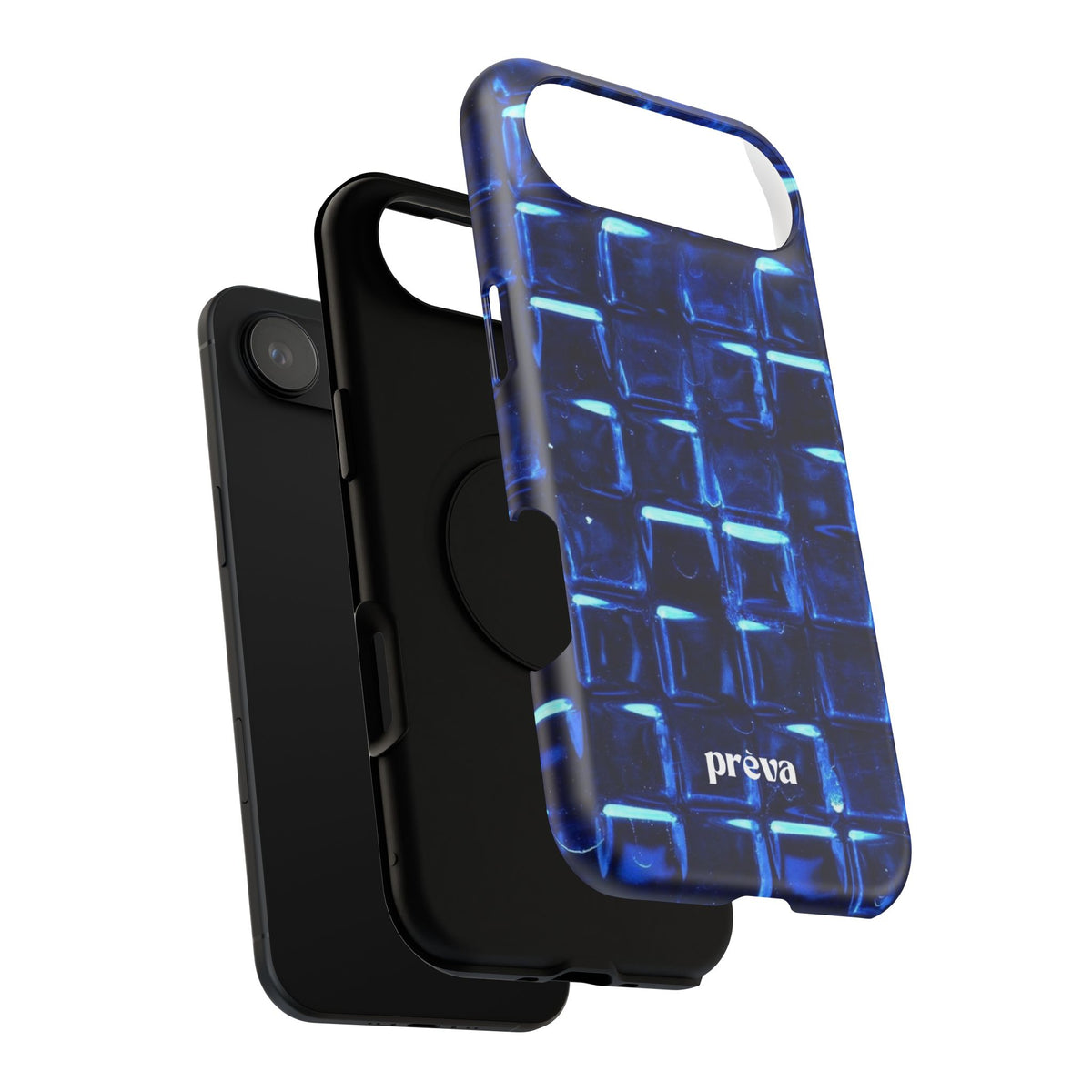 Blue Glass Tile Impact-Resistant Phone Case