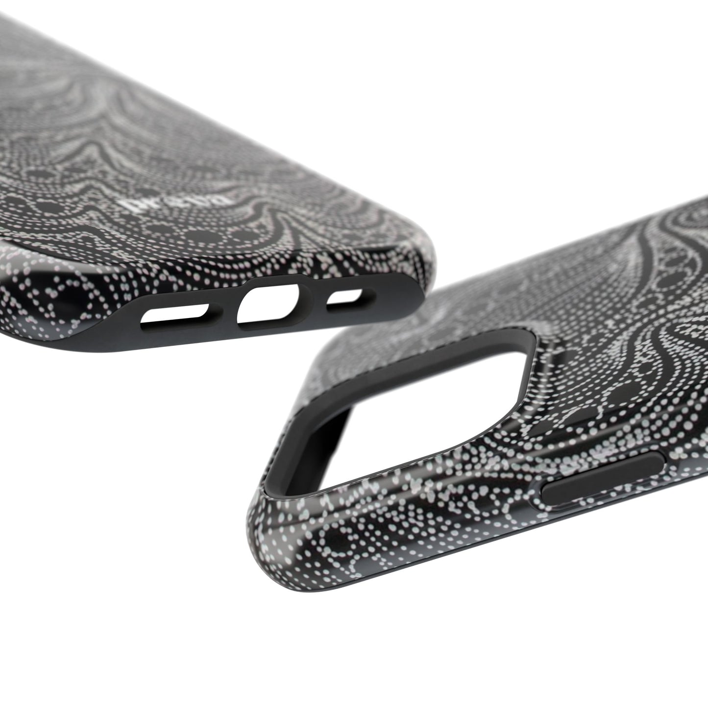 Abstract Midnight Lace Phone Case