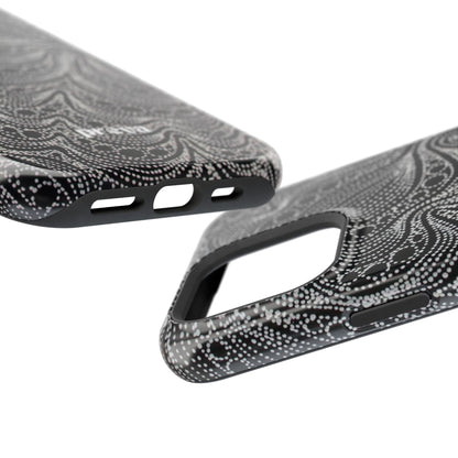 Abstract Midnight Lace Phone Case