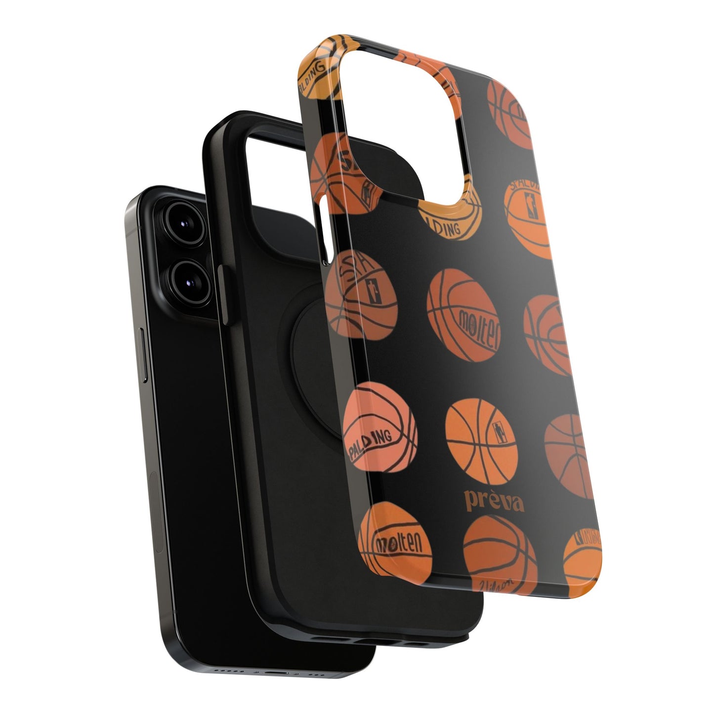 Black Basketball Phone Case
