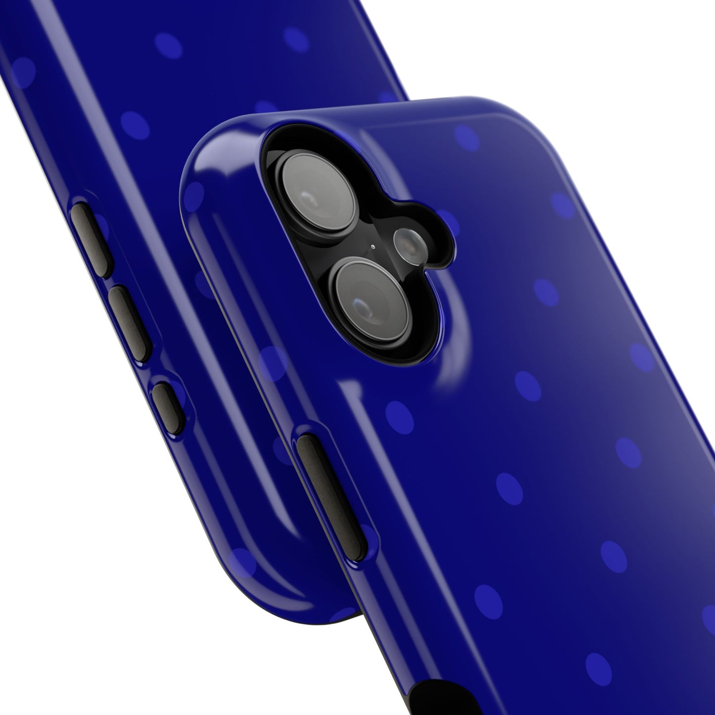 Dark Blue Polka Dots Phone Case