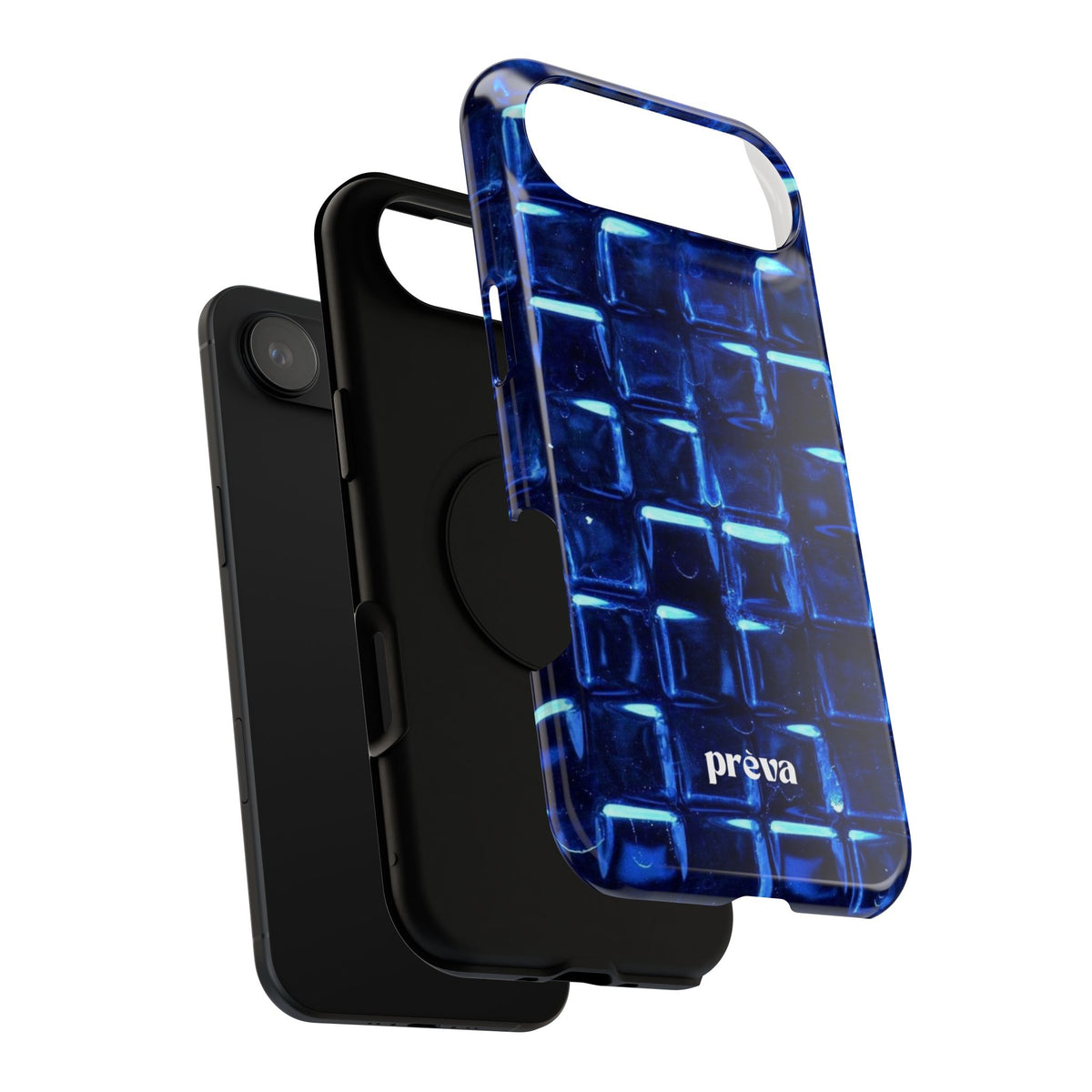 Blue Glass Tile Impact-Resistant Phone Case