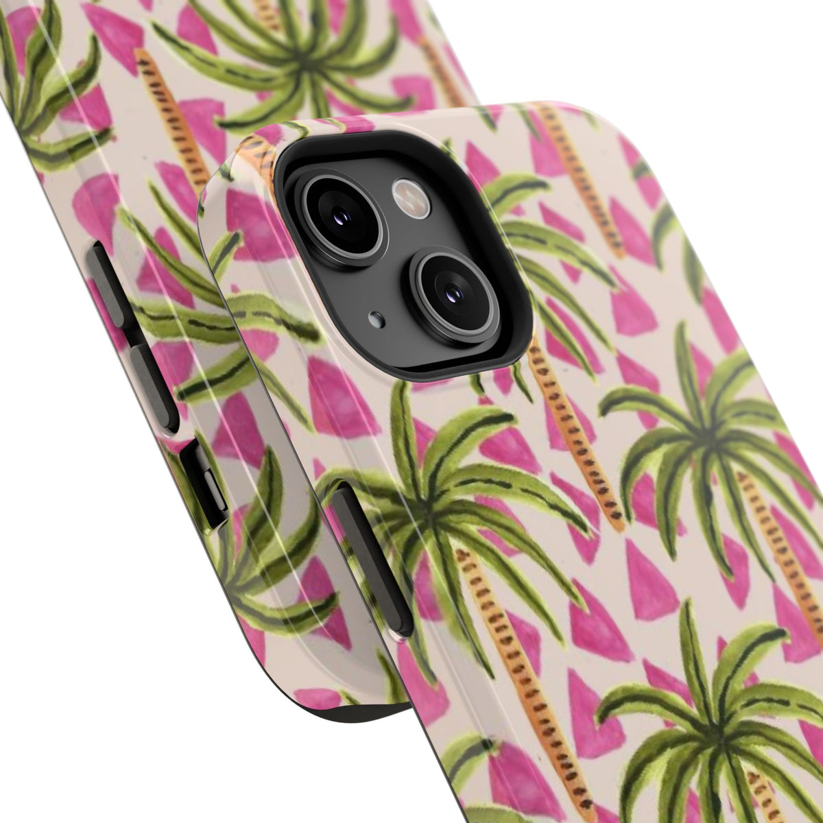 Phone Case — Pink Palm Tree Impact-Resistant Protector
