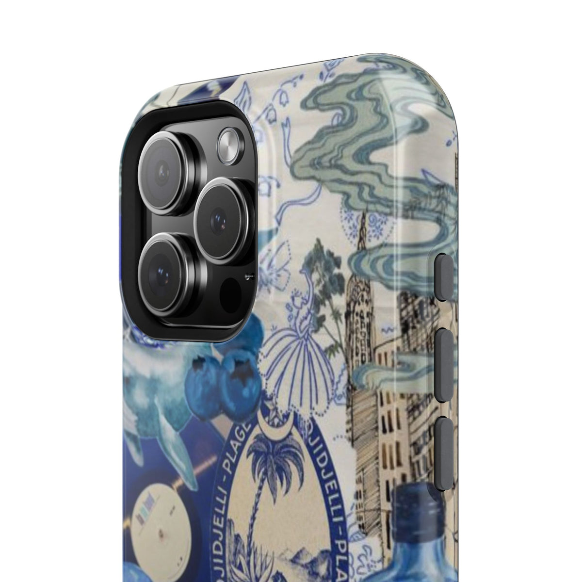 Blue Night Collage Phone Case