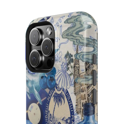 Blue Night Collage Phone Case