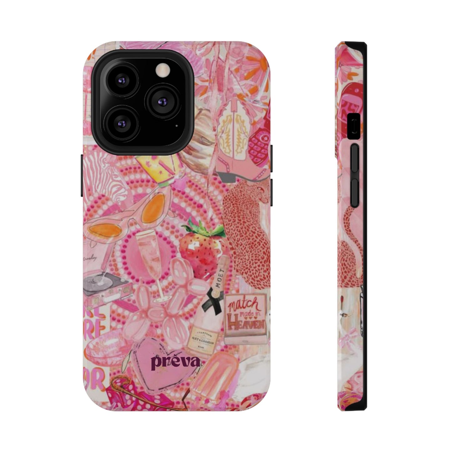 Pink Collage Phone Case