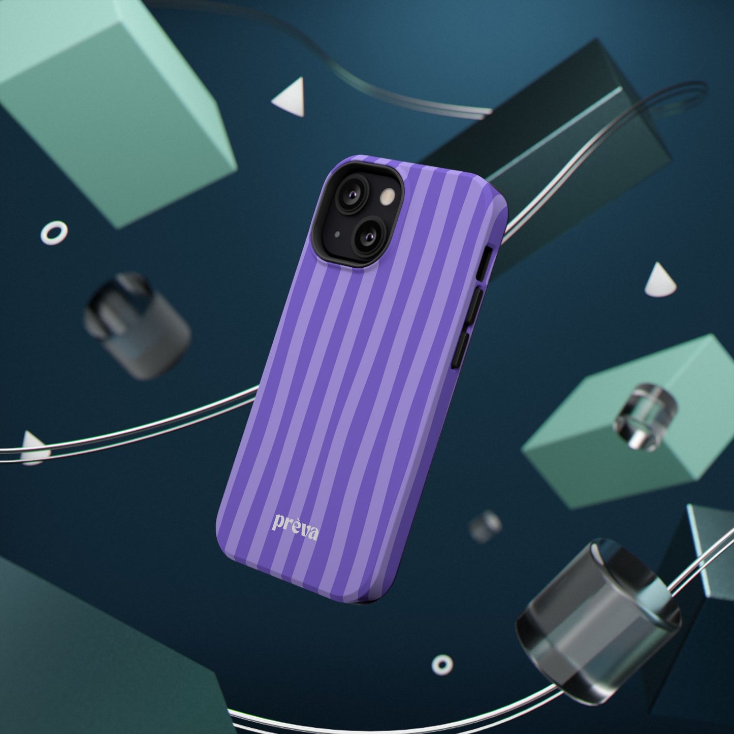 Lavender Stripes Phone Case